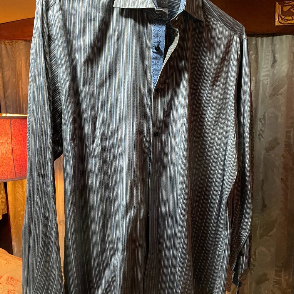 Thomas Dean Flip Cuff Button Down